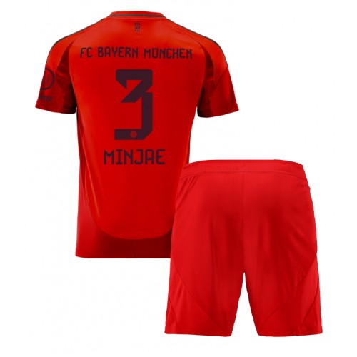 Bayern Munich Kim Min-jae #3 Domaci Dres za djecu 2024-25 Kratak Rukav (+ Kratke hlače)